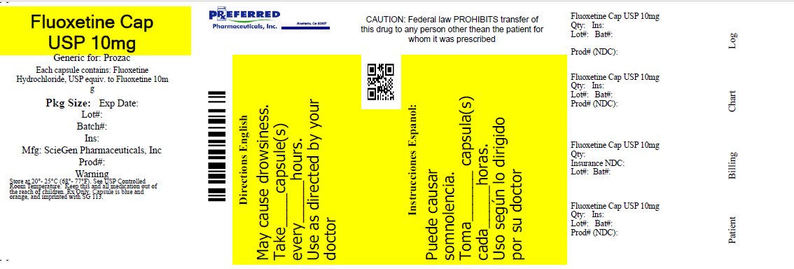 Fluoxetine Cap USP 10mg 