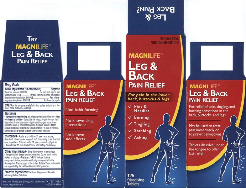 Leg and Back Pain ctn