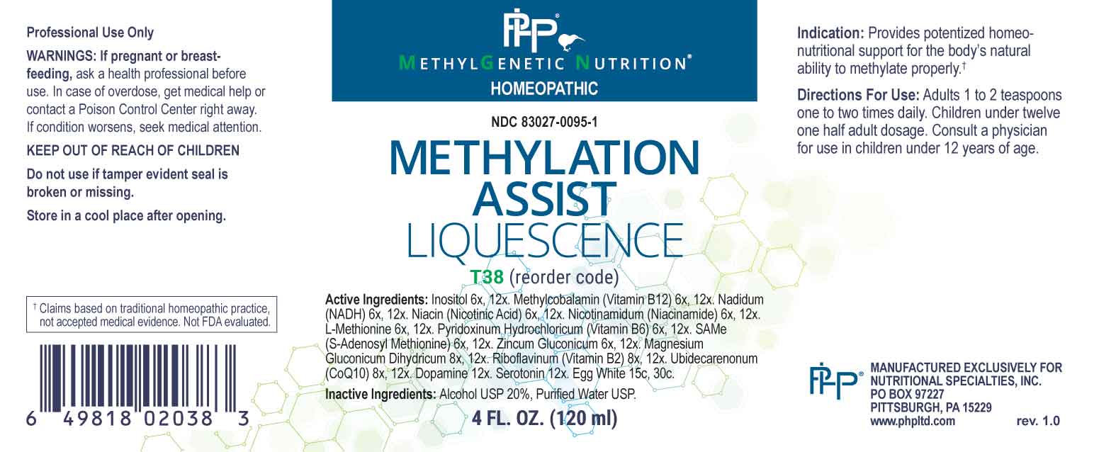 METHYLATION  ASSIST  LIQUESCENCE