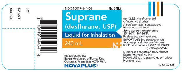 Suprane NovaPlus Container Label  NDC: <a href=/NDC/10019-644-64>10019-644-64</a>