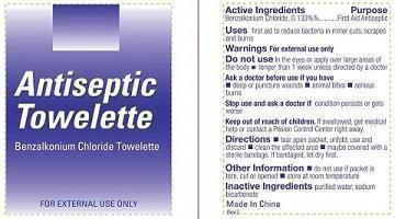 Antiseptic Towelette