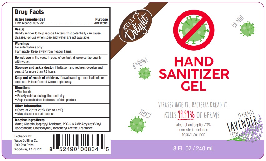 Kellys Delight Lavender Hand Sanitizer