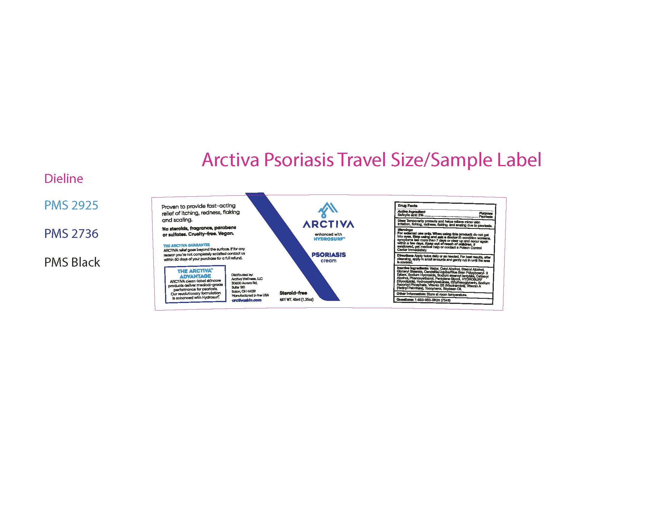 psoriasis 40ml label