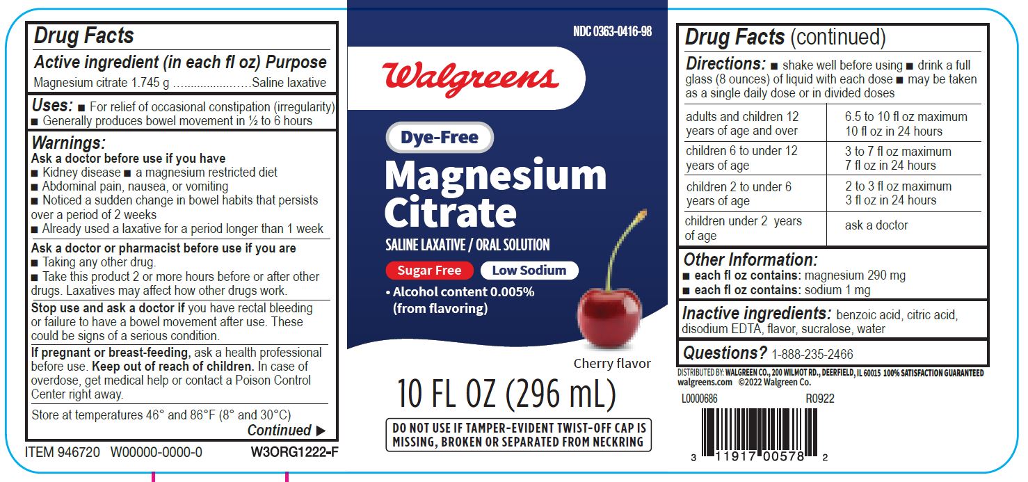 Magnesium Citrate by WALGREEN COMPANY / Pharma Nobis, LLC