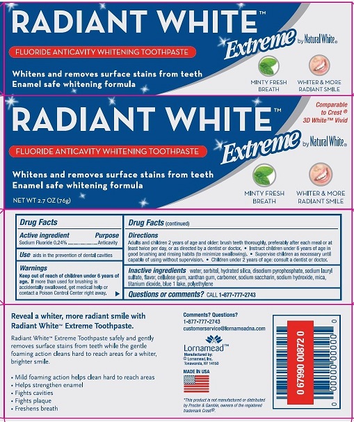 Radiant White Carton