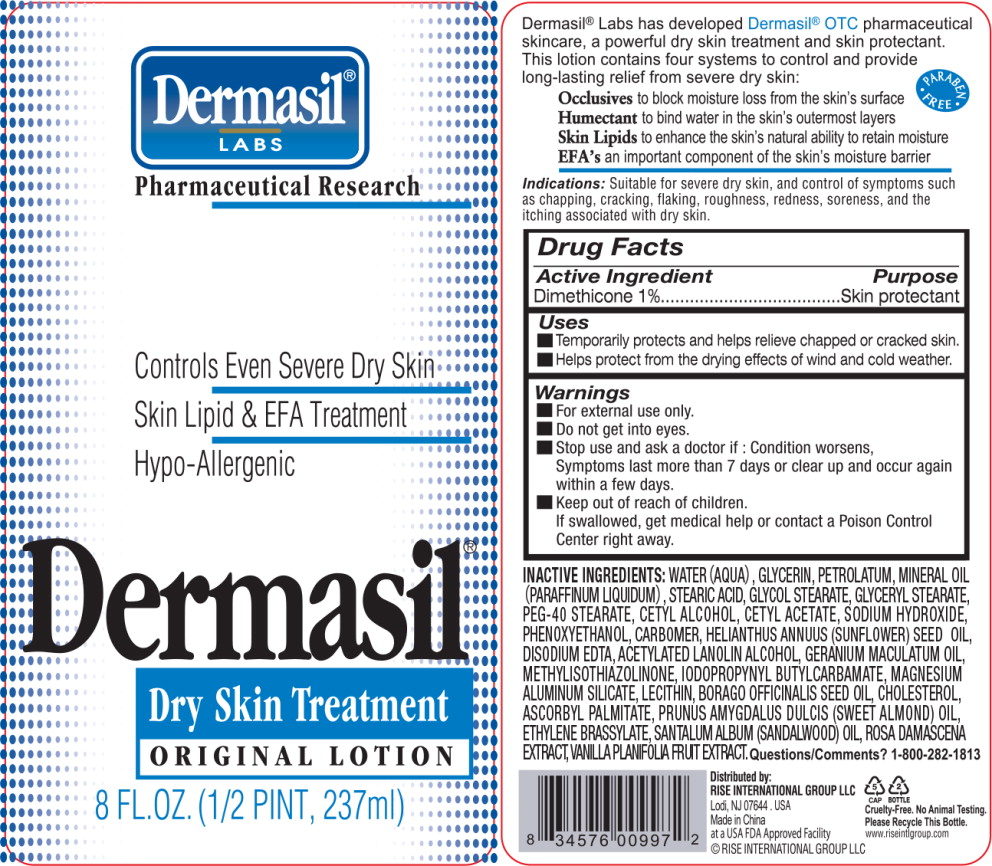 Principal Display Panel - Bottle Label Dermasil 8oz
