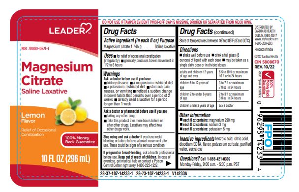 Leader Magnesium Citrate Saline Laxative- Lemon