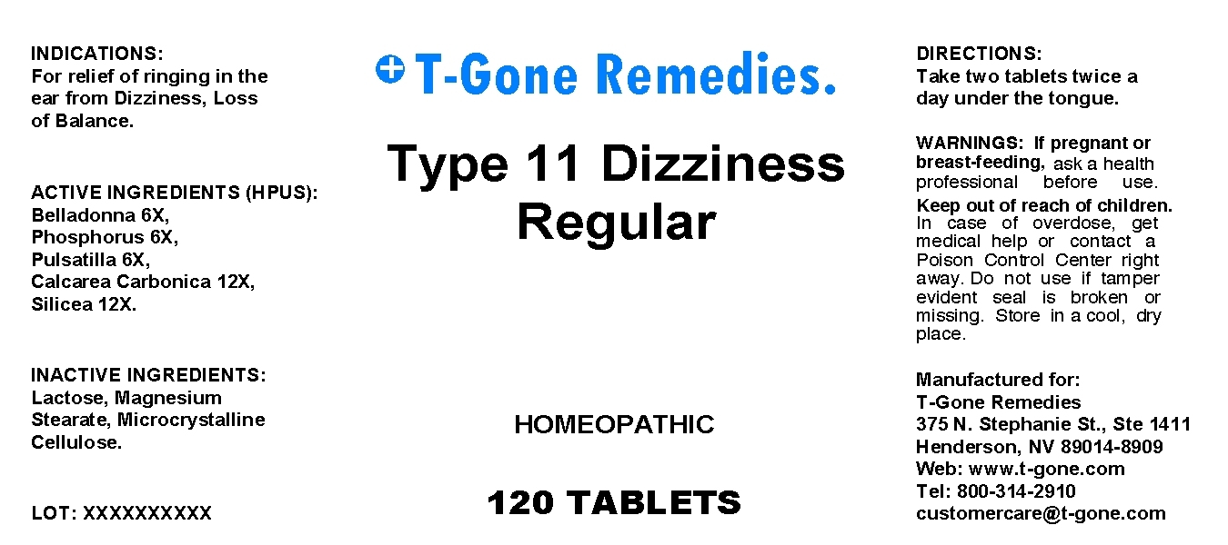 Type 11 Dizziness Regular