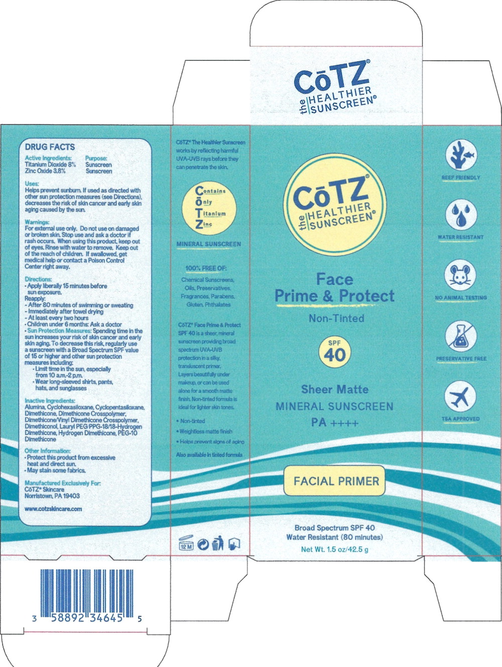 Principal Display Panel – 42.5 g Carton Label
