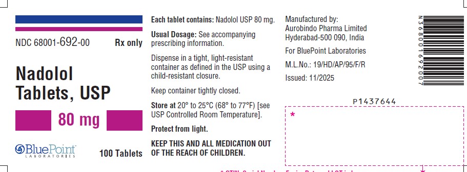 Nadolol 80mg 100ct Rev: 11/2025