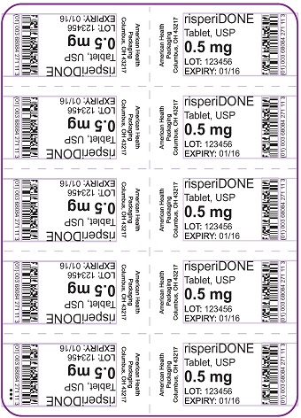0.5 mg Risperidone Tablet Blister