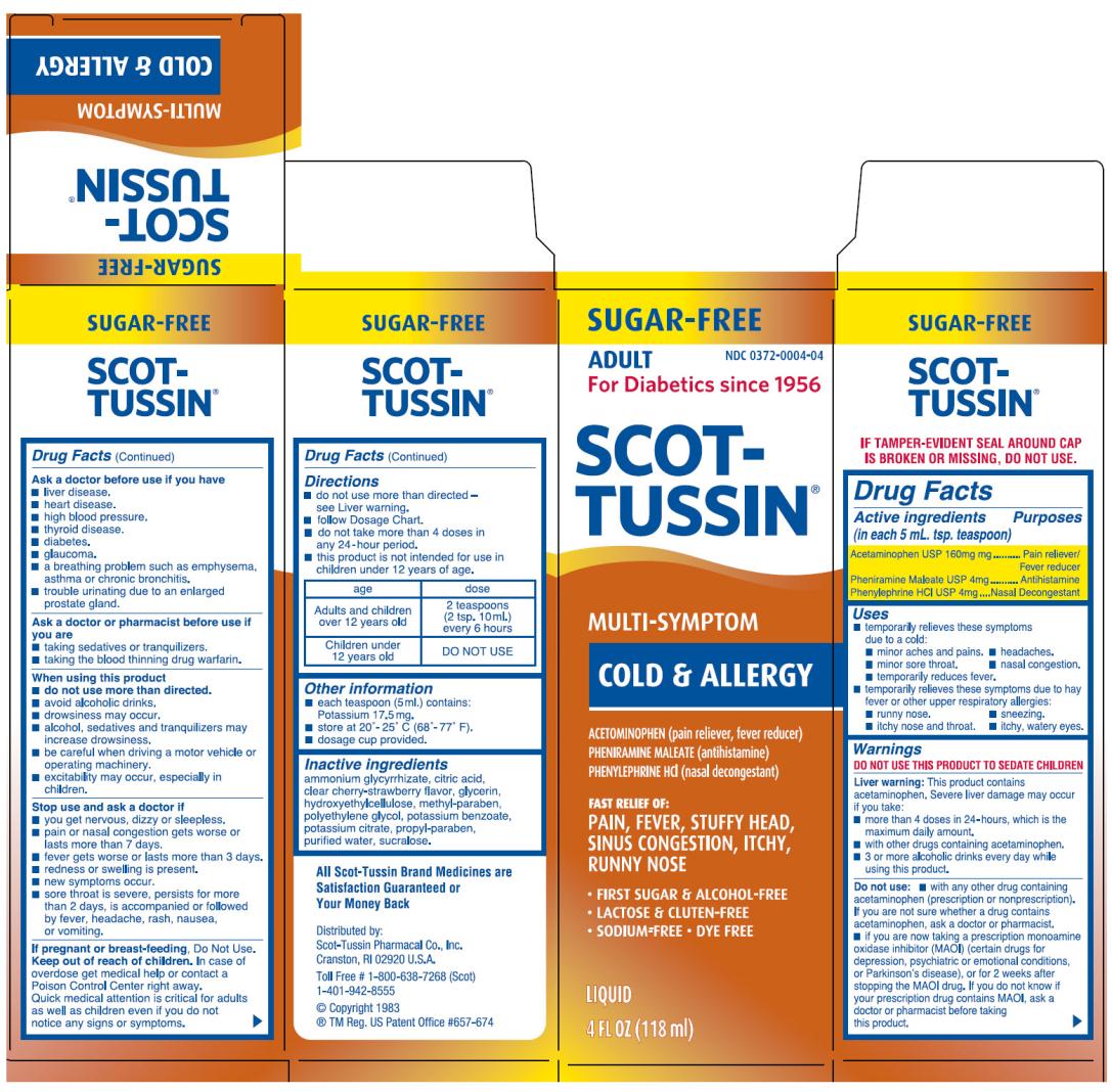 SCOT-
TUSSIN
MULTI-SYMPTOM
COLD & ALLERGY
