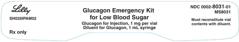 PACKAGE LABEL – Glucagon 1 mg Emergency Kit 1ct