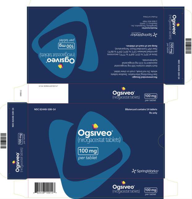 NDC: <a href=/NDC/82448-100-14>82448-100-14</a>
Rx Only
Ogsiveo
100 mg
per tablet

