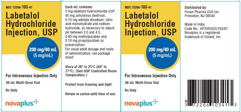 Labetalol Hydrochloride Tablets USP Rx only