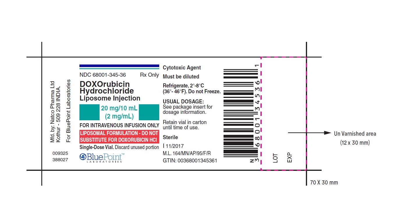 Doxorubicin HCl Liposome Inj 20mg_10mL Label