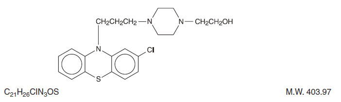 This is the structual formula for Perphenazine.