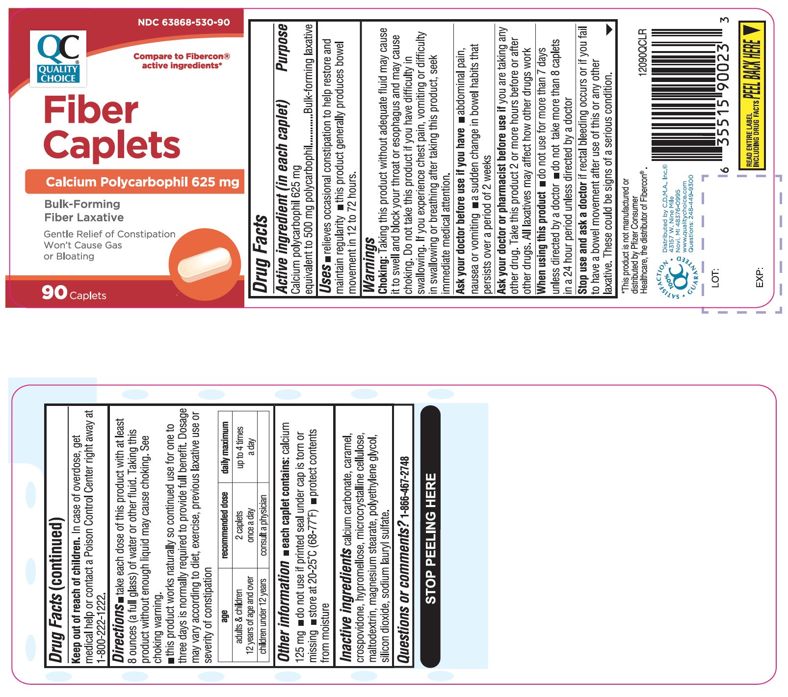 QC(CDMA) Fiber Caplets