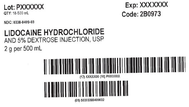 Lidocaine Hydrochloride Representative Carton Label  NDC: <a href=/NDC/0338-0409-03>0338-0409-03</a>
