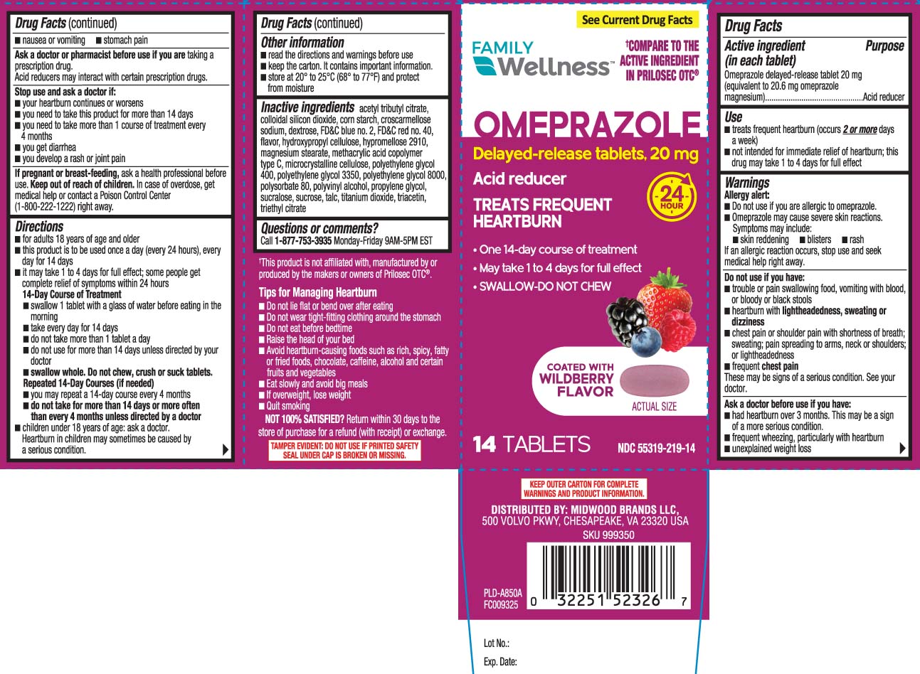 Omeprazole delayed-release tablet 20 mg (equivalent to 20.6 mg omeprazole magnesium)