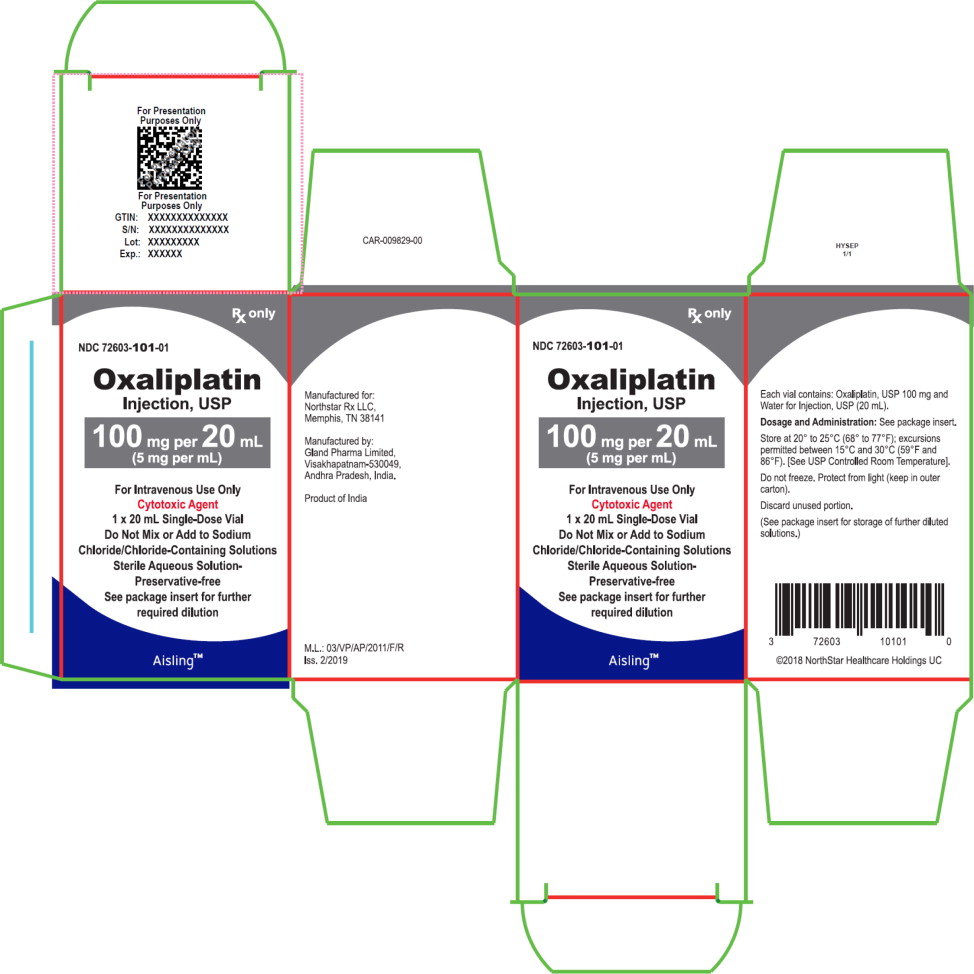 Principal Display Panel – Oxaliplatin Injection, USP 100 mg Carton
