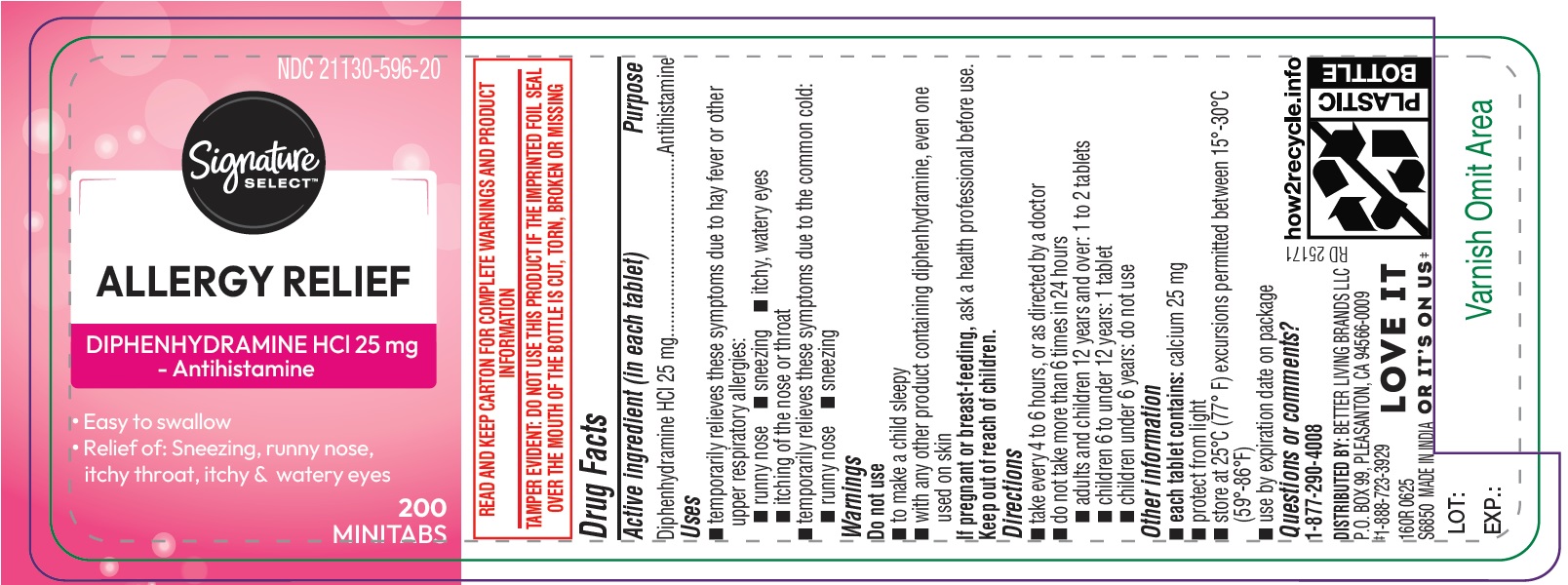 160R-Albertsons-Allergy relief-200s-Label