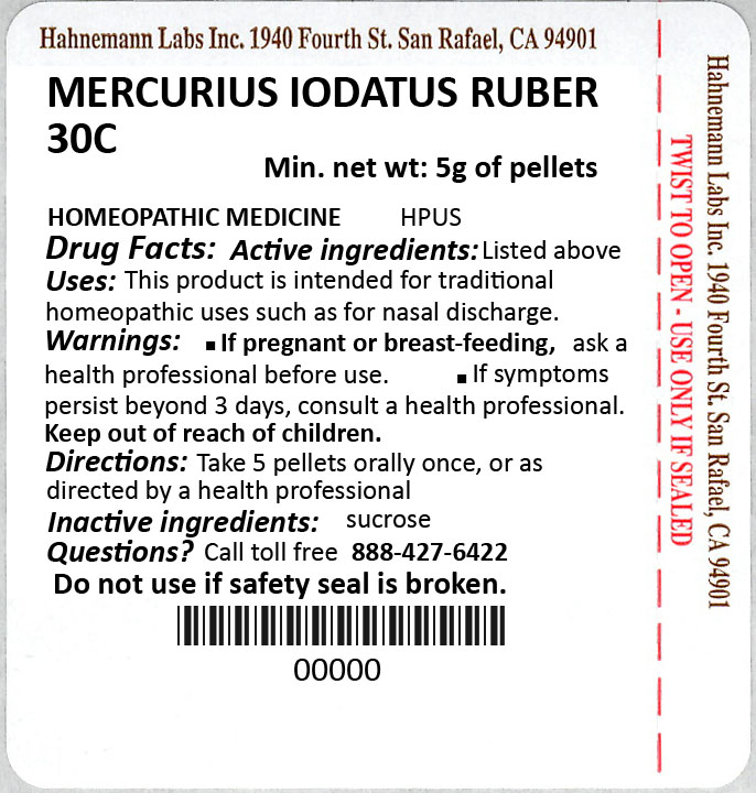 Mercurius Iodatus Ruber 30C 5g