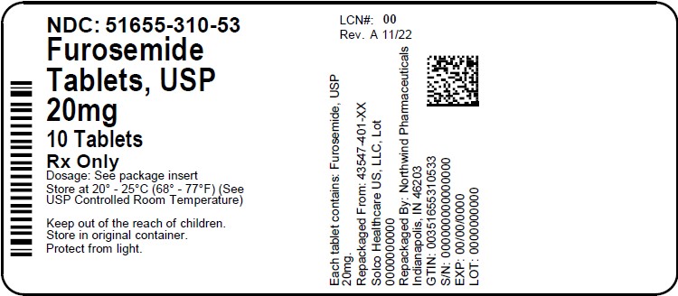 Furosemide By Northwind Pharmaceuticals Llc Furosemide Tablet