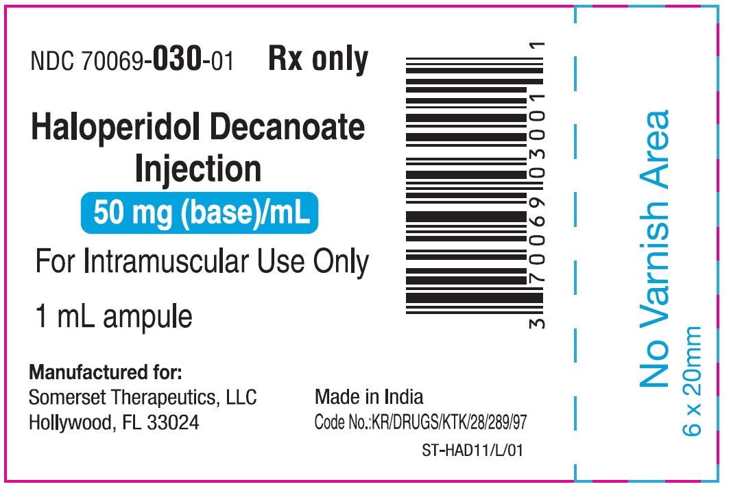 Final Container Label (Haloperidol Decanoate Injection, 50 mg (base)/mL)