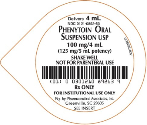 PRINCIPAL DISPLAY PANEL - 4 mL Cup Label