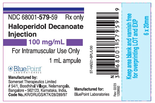 Label Haloperidol Decanoate Inj 100 mg