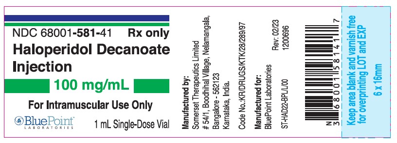  Label Haloperidol Decanoate Injection 100 mg 