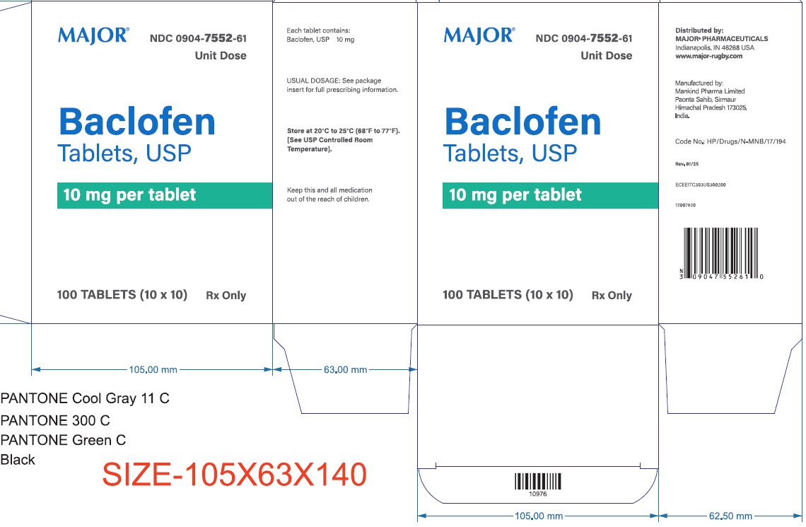 Carton 10 mg- 10 x 10's blister