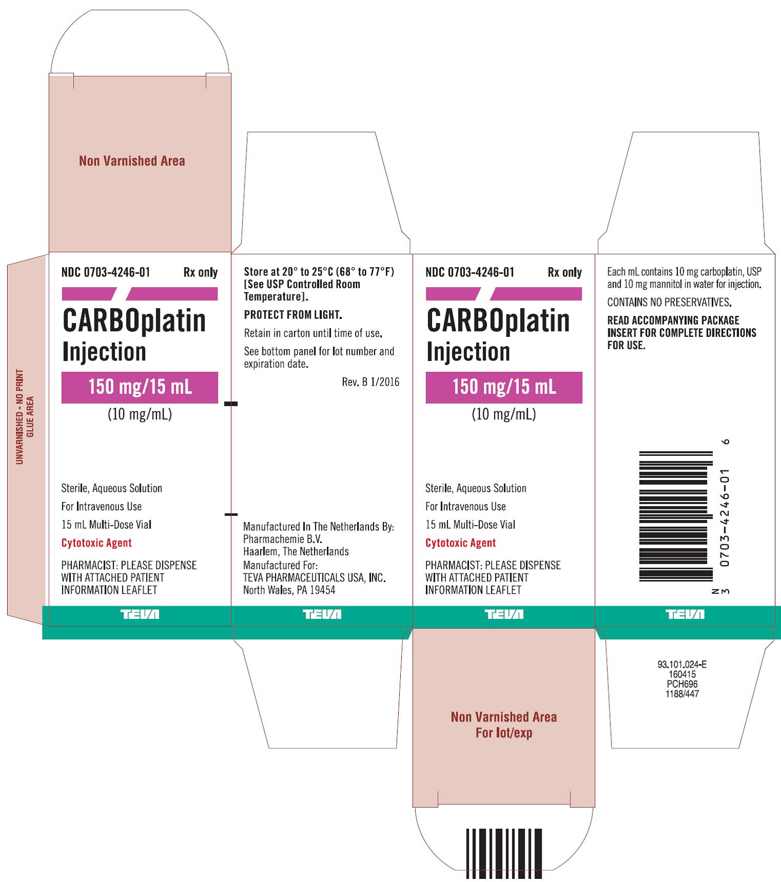 Carton 150 mg/15 mL