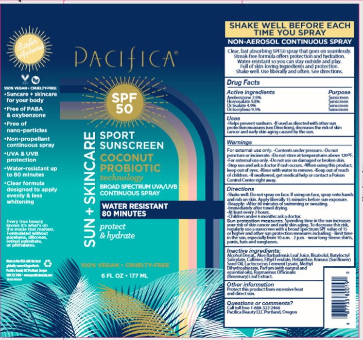 Sun Plus Skincare SPF 50 Sport Sunscreen Label