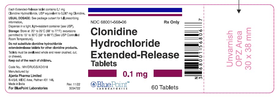 Clonidine Hydrochloride ER Tablets USP 0.1 mg