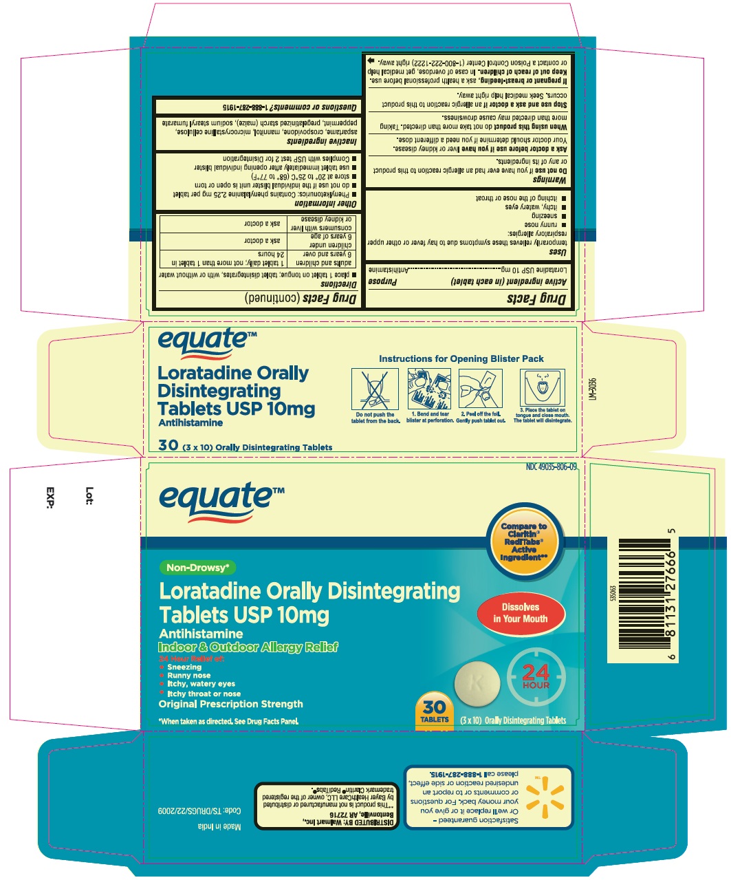 PACKAGE LABEL-PRINCIPAL DISPLAY PANEL - 10 mg, Blister Carton 30 (3 x 10) Orally Disintegrating Tablets