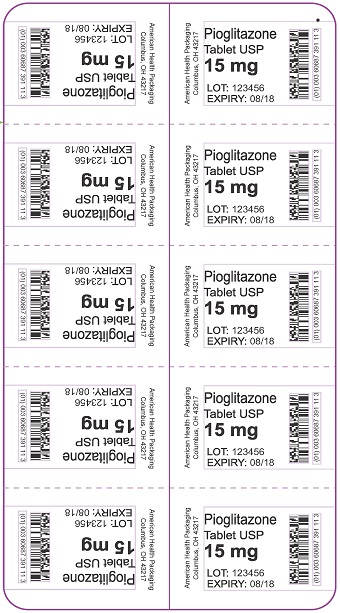 15 mg Pioglitazone Tablet Blister