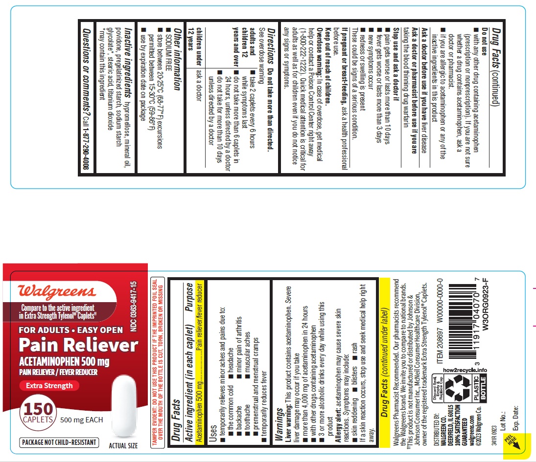 PAIN RELIEVER- acetaminophen tablet