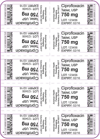 750 mg Ciprofloxacin Tablet Blister