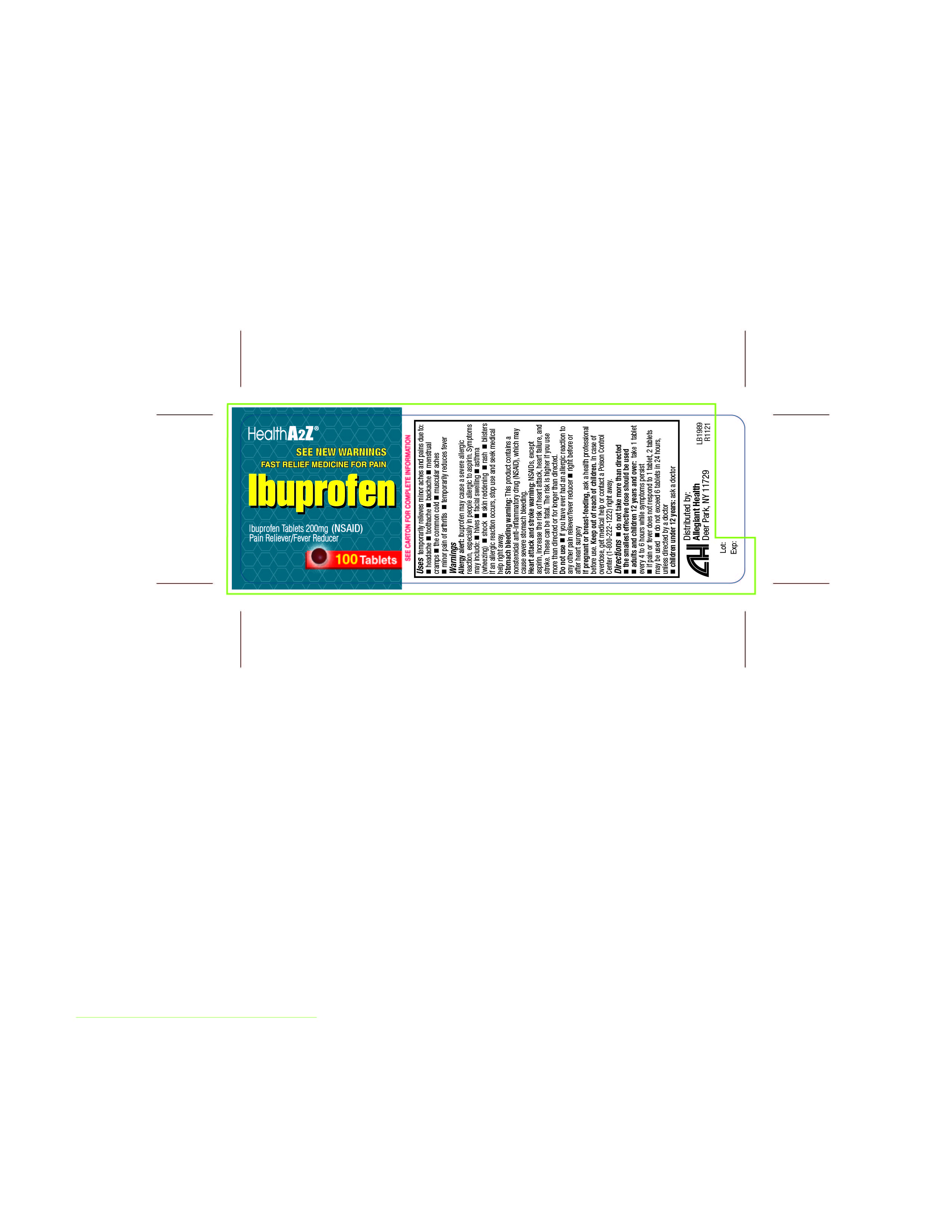 Ibuprofen label