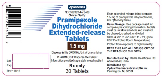Pramipexole Dihydrochloride ER Tablets image  03