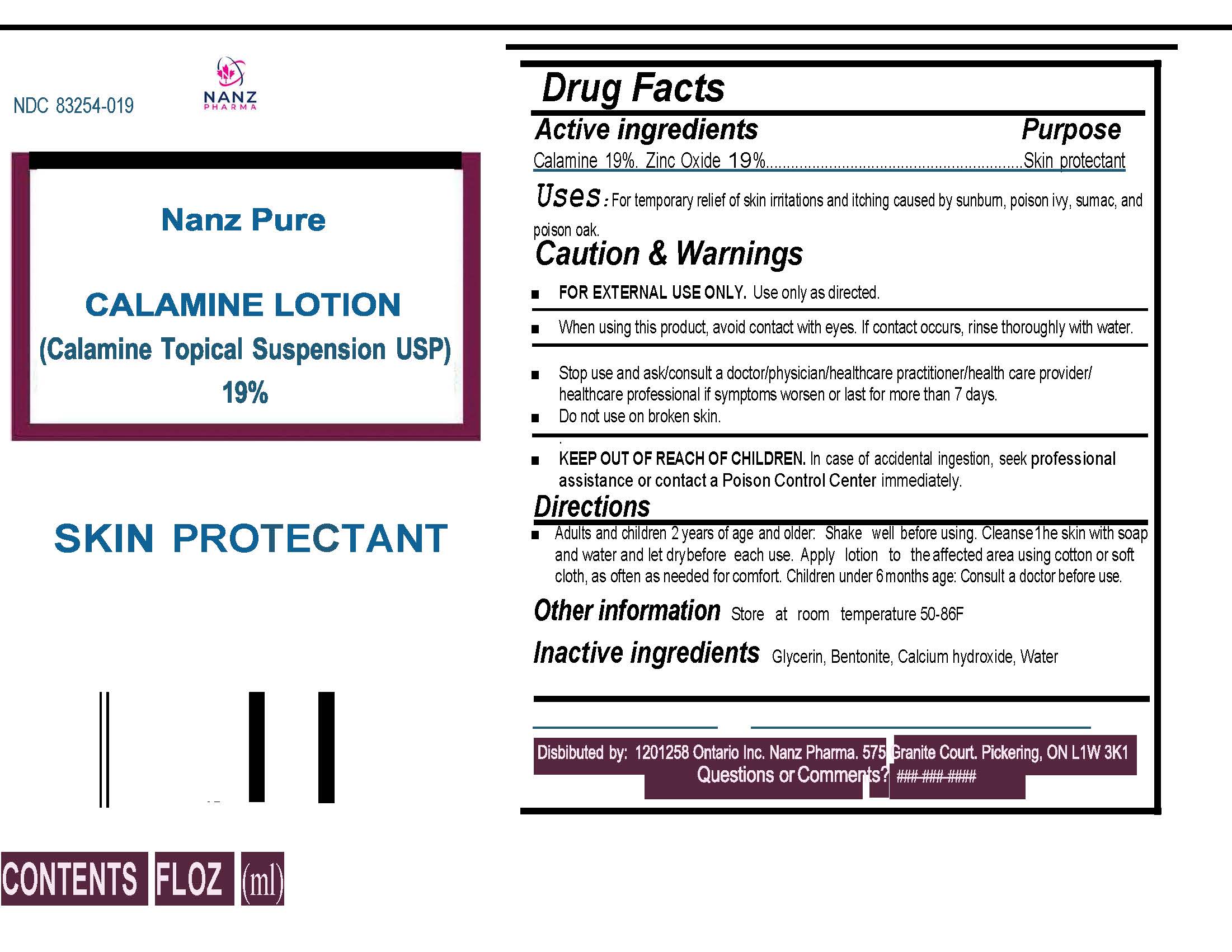 Label for all povidone iodine 19 percent