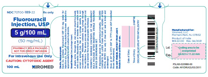 Fluorouracil-100mL-Vial