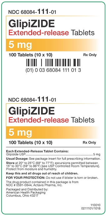 5 mg Glipizide ER Tablets Carton