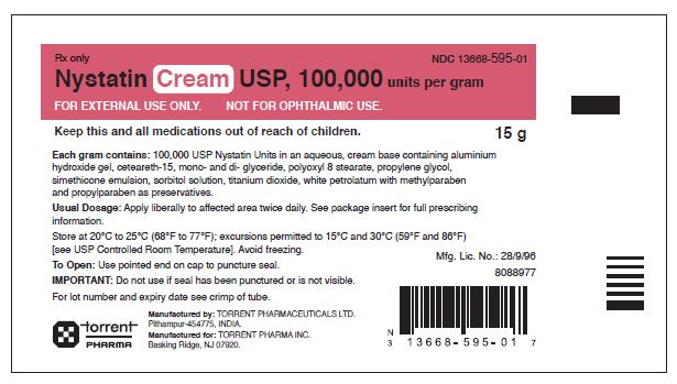 Nystatin Cream, USP 15 grams (Tube label)