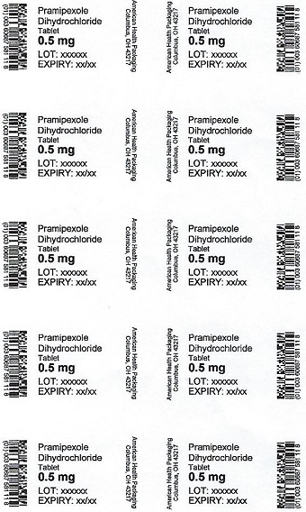 0.5 mg Pramipexole Dihydrochloride Tablet Blister