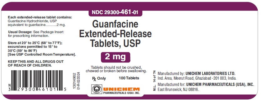 Guanfacine Extended-Release Tablets - 2mg