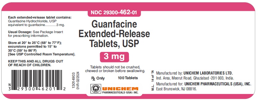 Guanfacine Extended-Release Tablets - 3mg