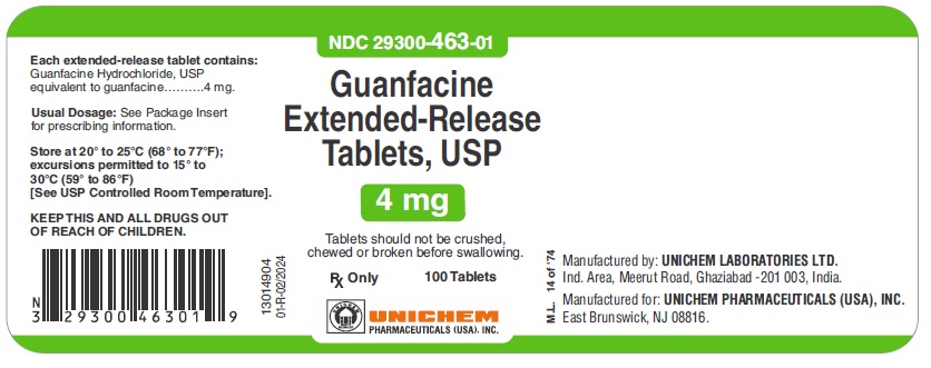 Guanfacine Extended-Release Tablets - 4mg